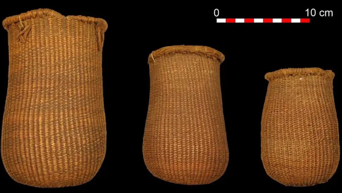 9500 year old baskets