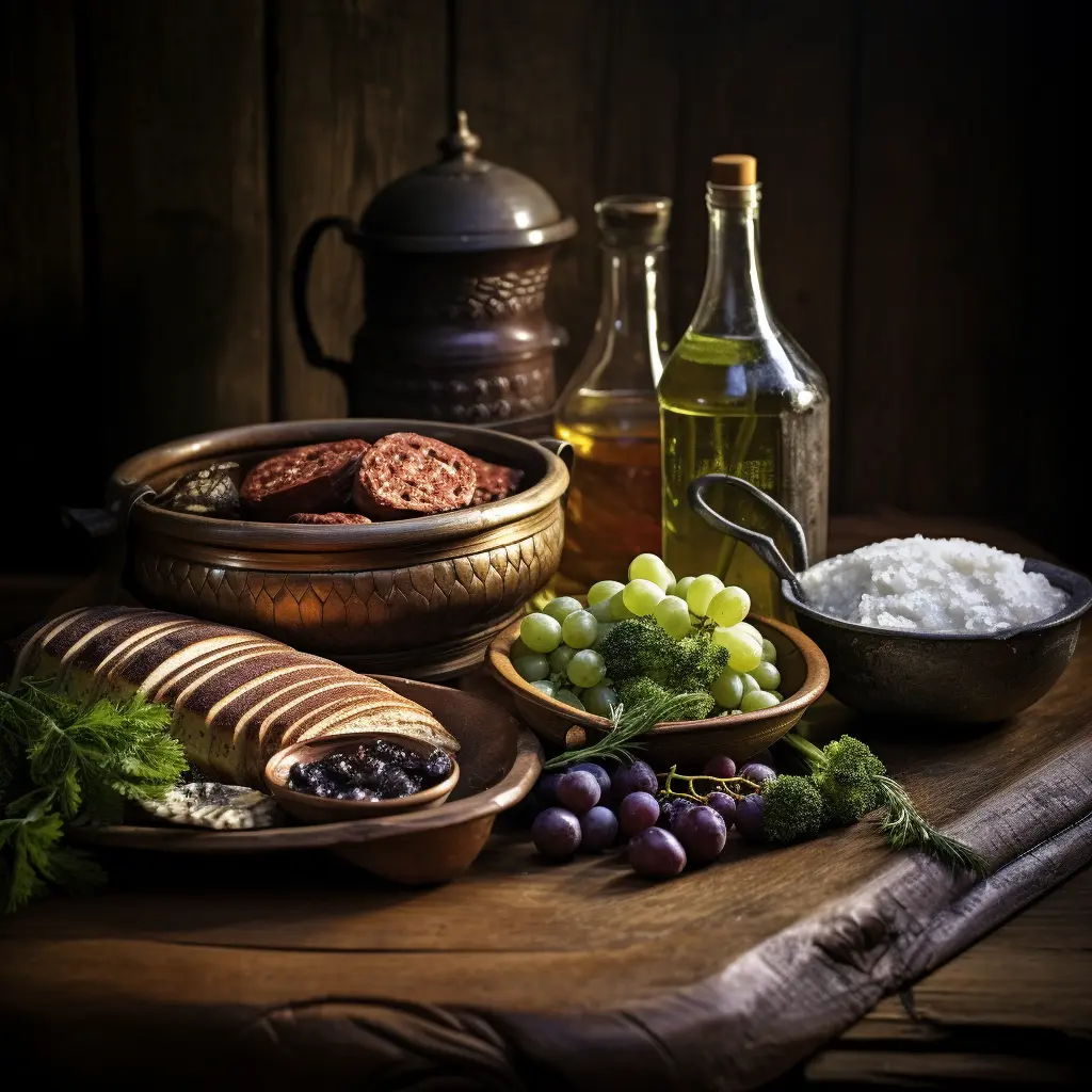 Nordic culinary foods from Viking era