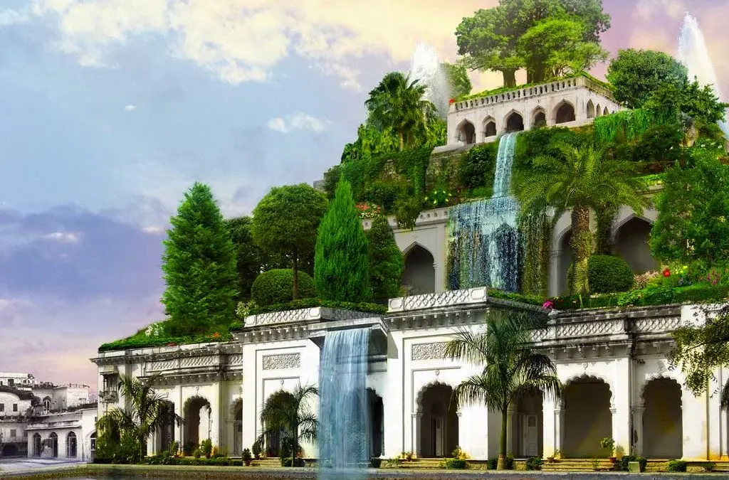 Which Items Describe The Technology Of The Hanging Gardens